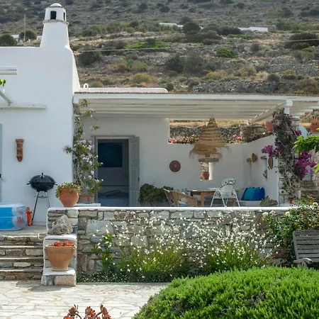Stylish Cycladic Family With Private Gardens - Botanica Villa Agkeria