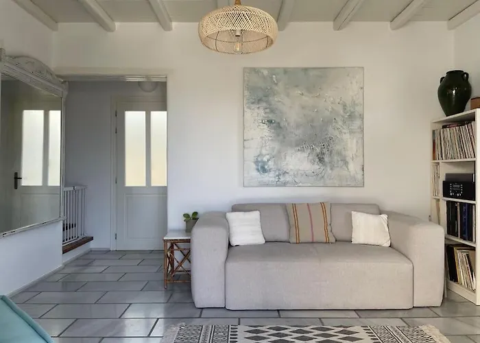 Stylish Cycladic Family With Private Gardens - Botanica Villa Agkeria