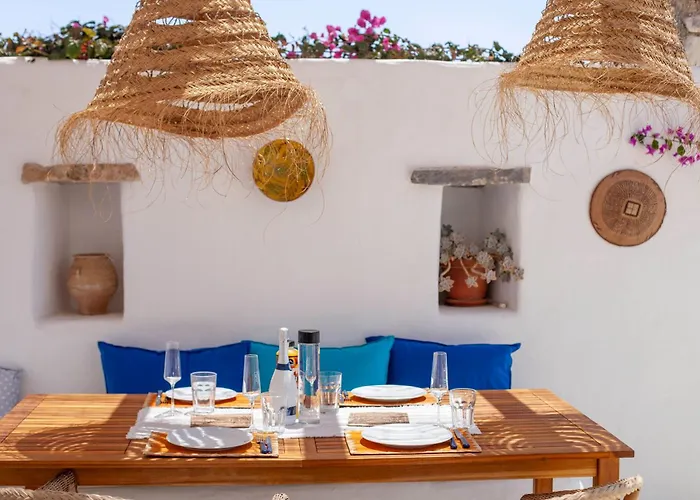 Stylish Cycladic Family With Private Gardens - Botanica * Agkeria