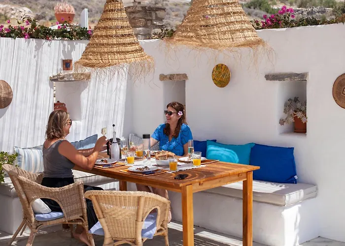 Stylish Cycladic Family With Private Gardens - Botanica Villa